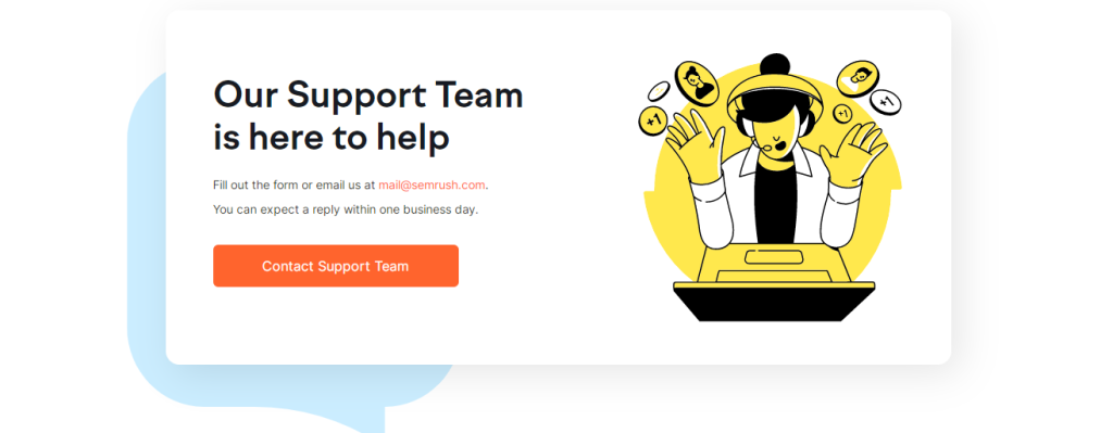 Semrush customer support and resources