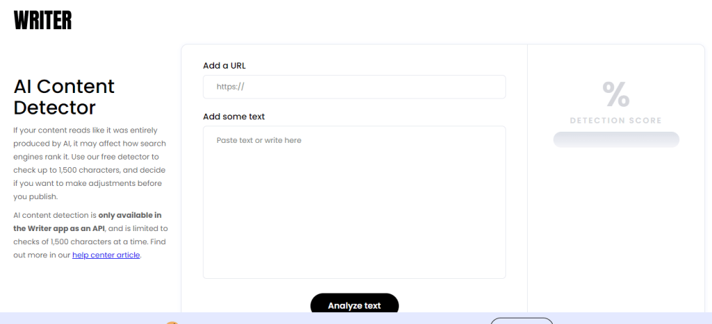 Writer AI Content Detector