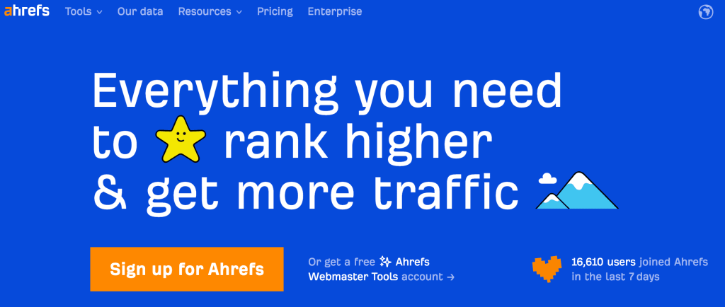 Ahrefs overview