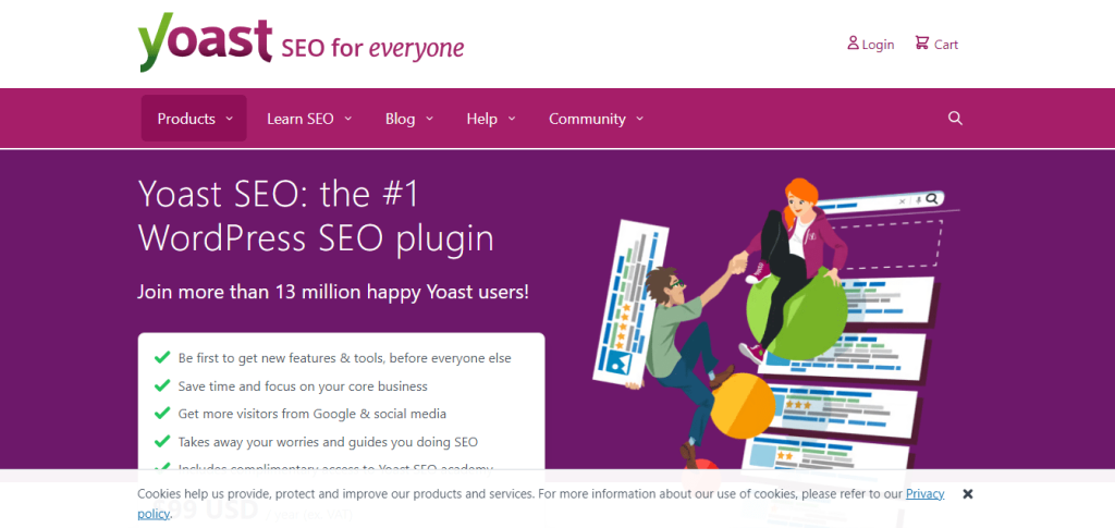 Yoast SEO official page