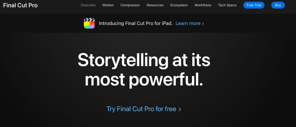 Final Cut Pro overview