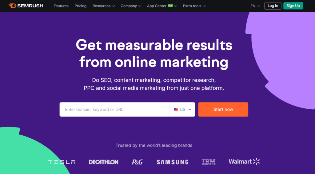 Semrush official website