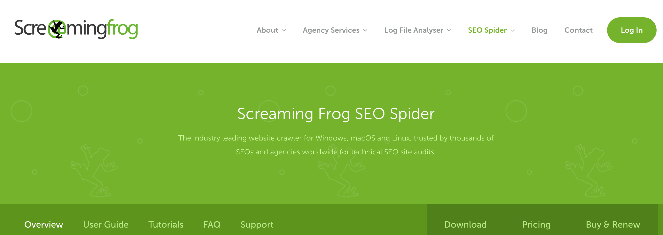 Screaming Frog SEO